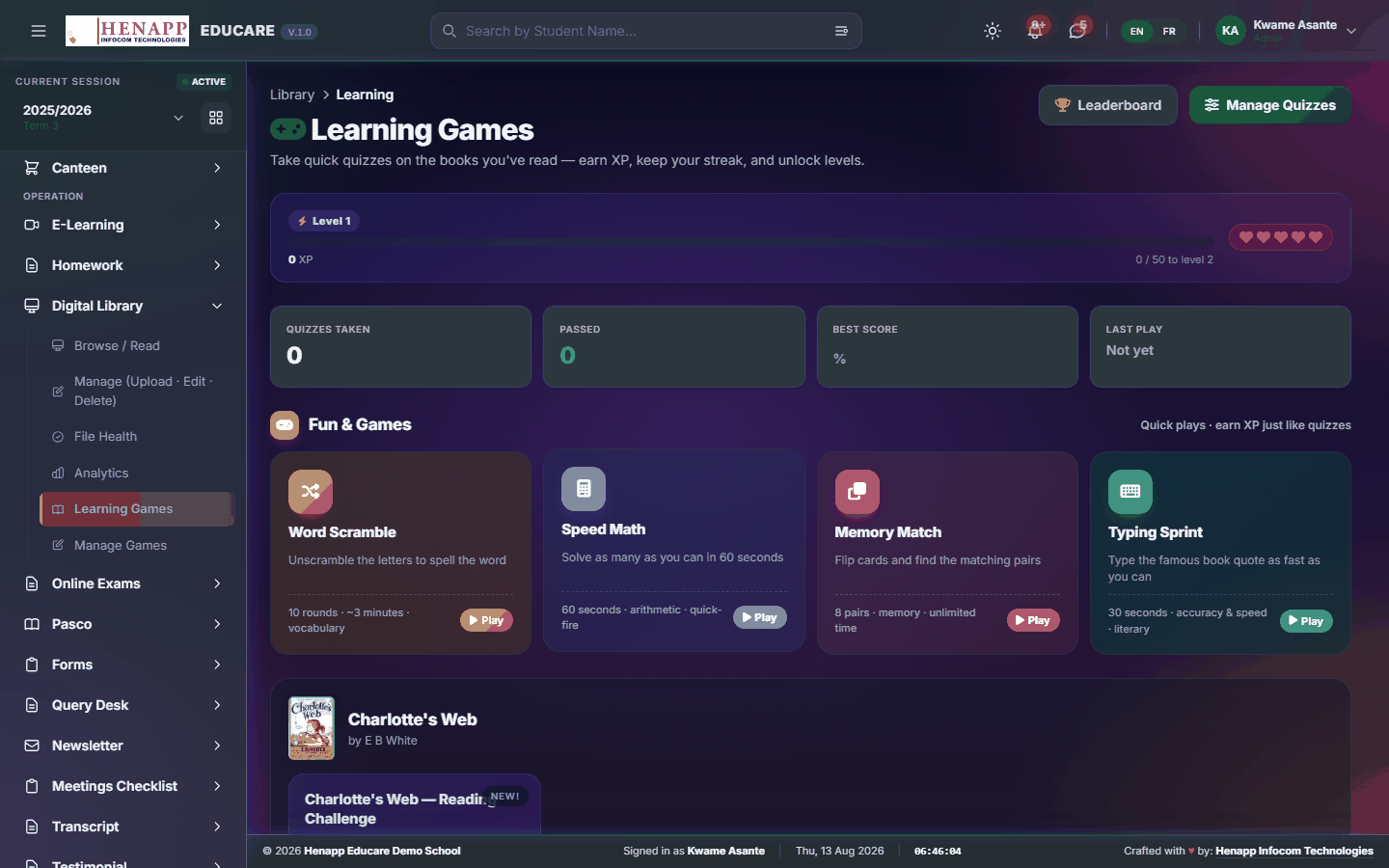 Learning Games — Digital Library